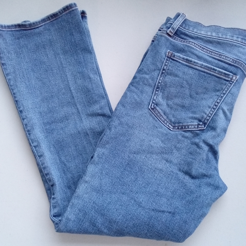 DAZE Denim Women's High-Rise Straight Leg Light Wash Jeans - Size 30P - Picture 2 of 9